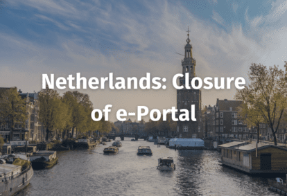 Netherlands Closure of e-Portal